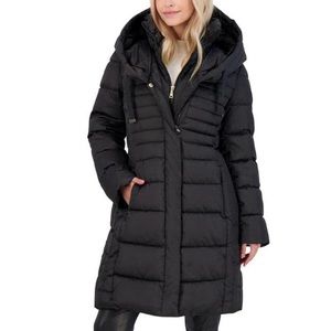 Tahari Black Winter Coat